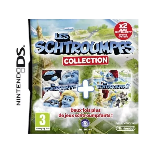 Les schtroumpfs + Les schtroumpfs 2 Nintendo DS