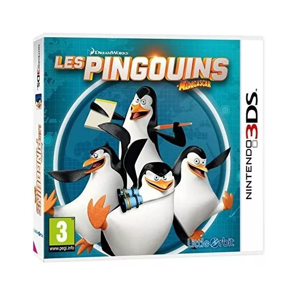 Les Pingouins de Madagascar Nintedno 3DS