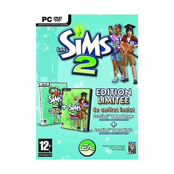 Les Sims 2 bon voyage et académie