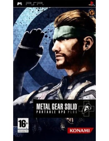 Metal gear solid portable ops+ PSP