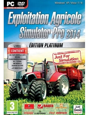 Exploitation Agricole Pro Simulator 2014 - édition platinum PC