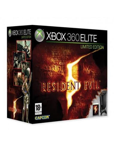 Console Xbox 360 Elite Noire 120 Go + Resident Evil 5