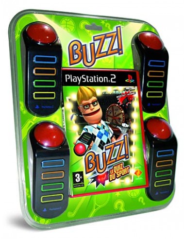 Pack Buzz : The Sports Quizz + Buzzers PS2