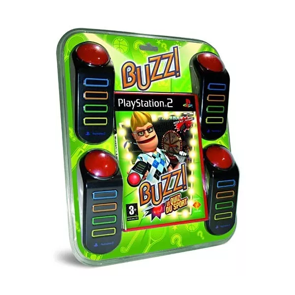 Pack Buzz : The Sports Quizz + Buzzers PS2