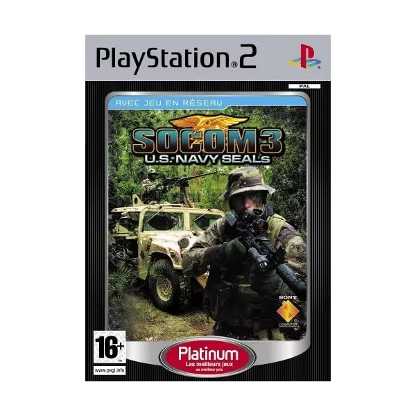 Socom 3 : U.S. Navy Seals Platinum PS2