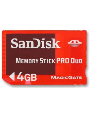 Memory Stick Pro duo 4 go sandisk