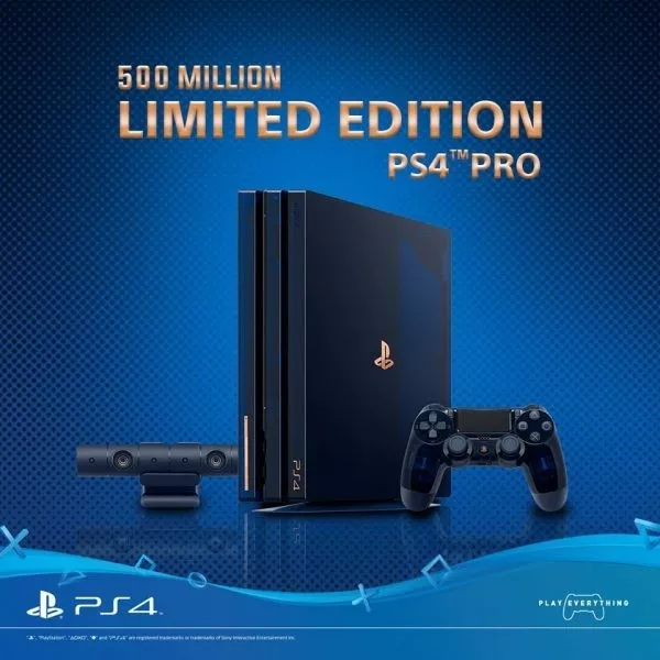 Sony PlayStation 4 Pro 2 TB 500 Million Limited Edition