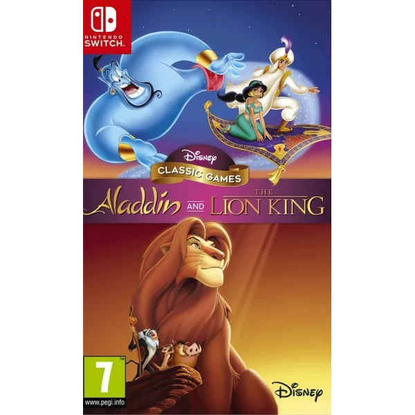 Disney Classic Games - Aladdin and The Lion King Nintendo Switch