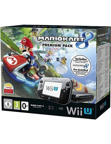 Console Nintendo Wii U 32 Go + Mario Kart 8 premium pack
