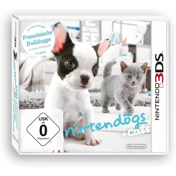 Nintendogs + cats Bouledogue Français & ses nouveaux amis Nintendo 3DS