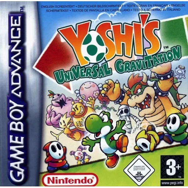 Yoshi's Universal Gravitation Nintendo Game boy Advance GBA