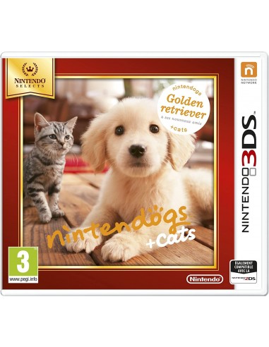Nintendogs + cats Golden Retriever & ses nouveaux amis - Nintendo Selects 3DS