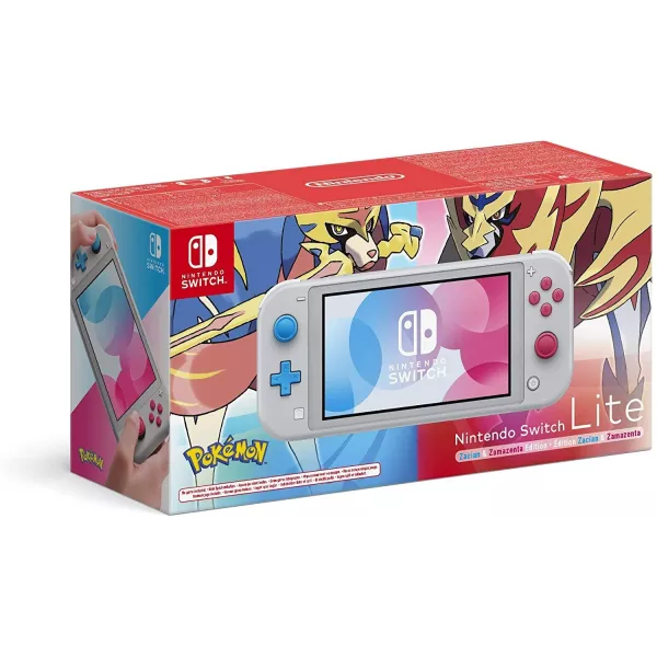 Console Nintendo Switch Lite  Pokemon Édition Zacian & Zamazenta