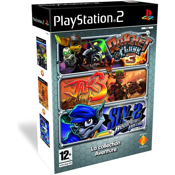 Triple Pack : Jak 3 + Ratchet & Clank 3 + Sly Raccoon 2 PS2