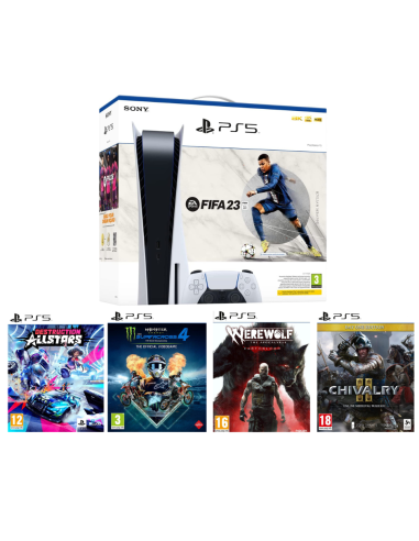 Pack PS5 FIFA 23 Standard : Console PS5 +5 Jeux