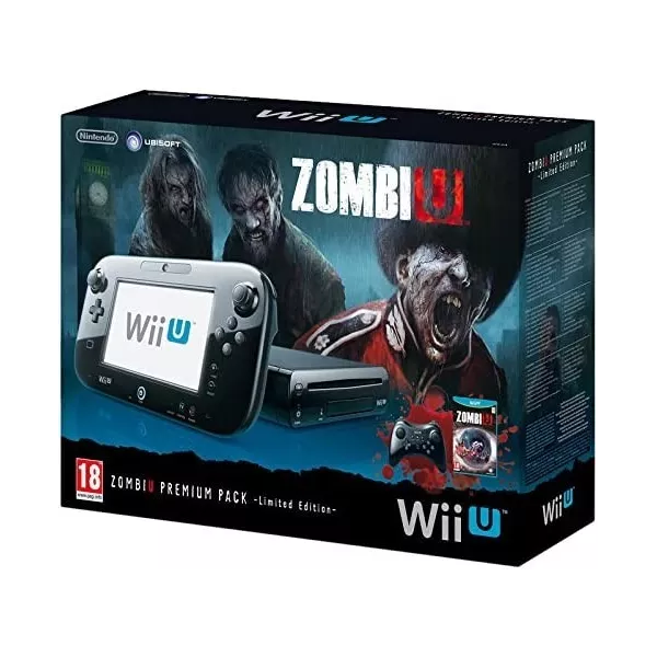 Console Nintendo Wii U 32 Go noire - 'ZombiU' premium pack