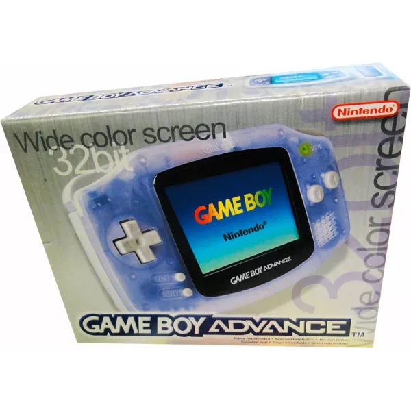 Console Nintendo Game Boy  Advance GBA Glacier