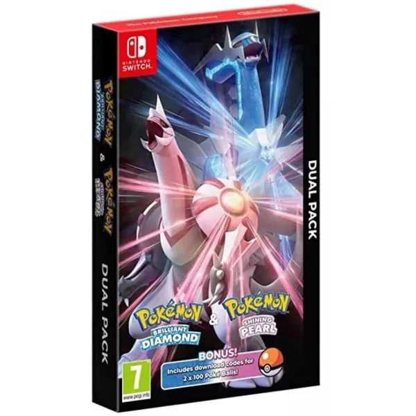 Pack Duo Pokémon Diamant Etincelant & Pokémon Perle Scintillante Nintendo Switch