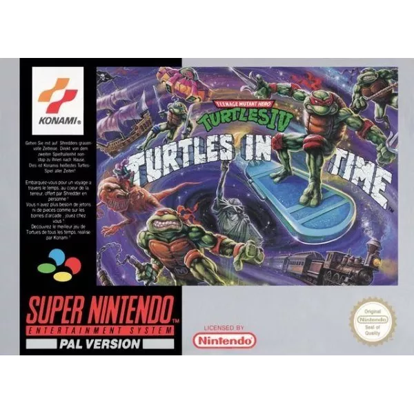 Teenage Mutant Hero Turtles IV Turtles in Times Super Nintendo