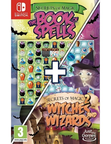 Secrets of Magic : The Book of Spells + Witches and Wizards Nintendo Switch