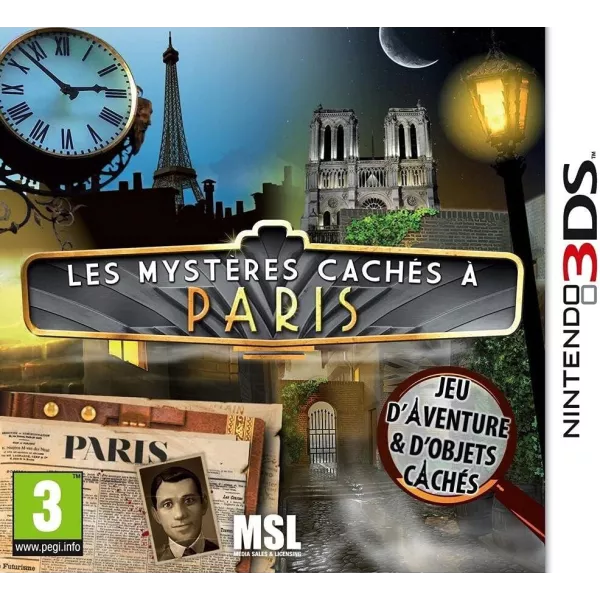 Les mystères cachés à Paris Nintendo 3DS