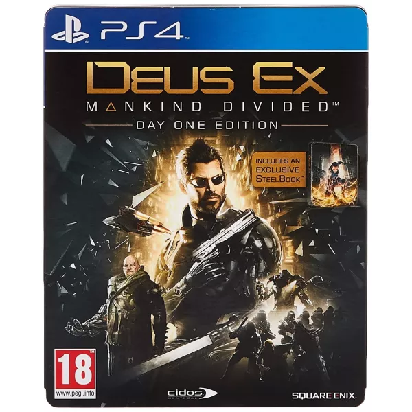 Deus Ex Mankind Divided édition day one Steelbook PS4