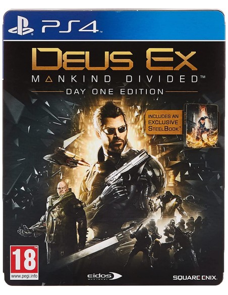 Deus Ex Mankind Divided édition day one Steelbook PS4
