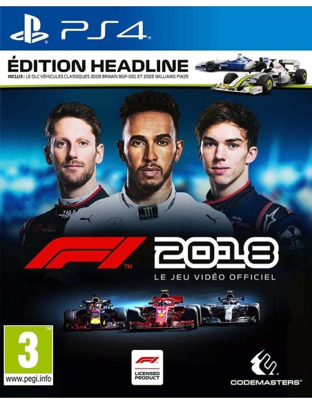 F1 2018 - Edition Headline PS4