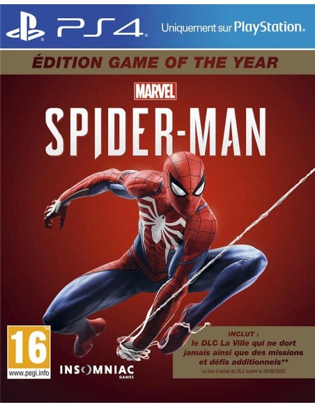 Marvel's Spider-Man Edition Game Of The Year PS4