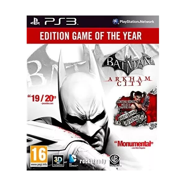 Batman Arkham City - édition jeu de l'année PS3