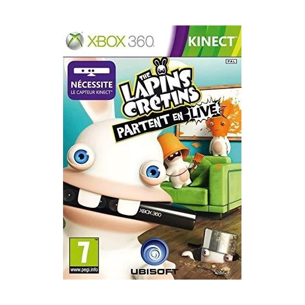 Les Lapins Crétins : partent en live Xbox 360 Kinect