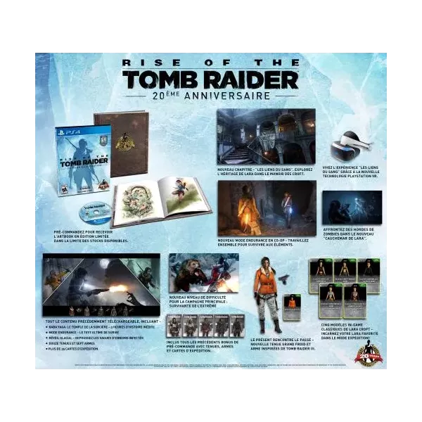 Rise Of The Tomb Raider 20ème Anniversaire PS4