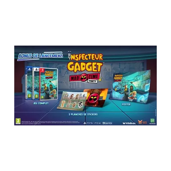 Inspecteur Gadget Mad Time Party - Switch, neuf sous blister