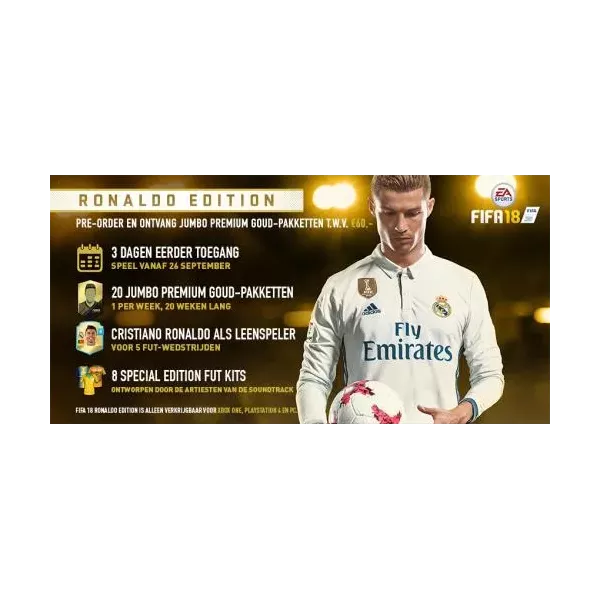 Fifa 18 Edition Ronaldo PS4