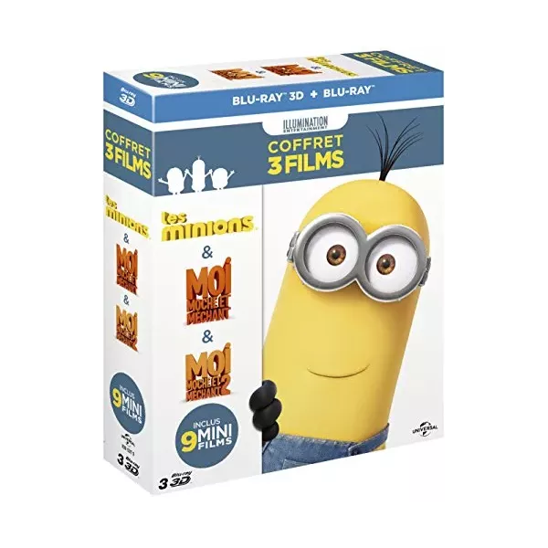 Coffret Minions 3 films Blu-ray