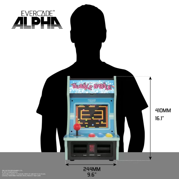 Evercade Alpha Taito Bartop Arcade - Bubble Bobble & 10 Jeux Rétro | NetGamesRetro