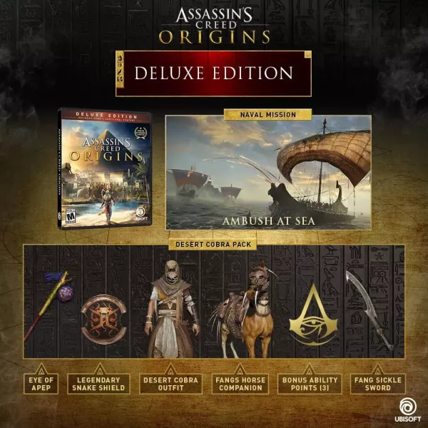 Assassin's Creed: Origins - Deluxe Edition PS4