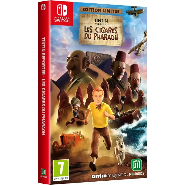 Tintin Reporter Les Cigares Du Pharaon Edition Limitée Nintendo Switch