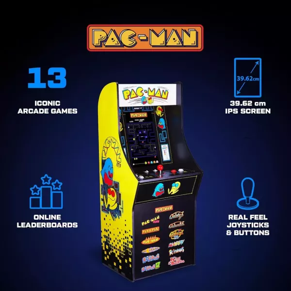 Arcade1Up PAC-MAN Classic SE – Borne d'Arcade Officielle 13 Jeux + Livraison Offerte