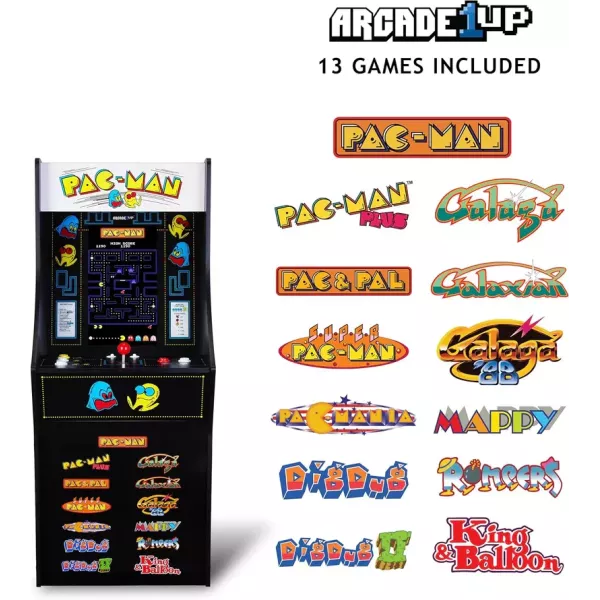Arcade1Up PAC-MAN Classic SE – Borne d'Arcade Officielle 13 Jeux + Livraison Offerte