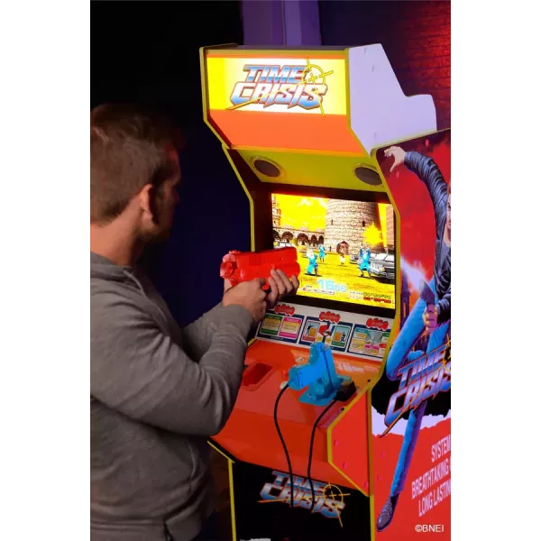 Arcade1Up Time Crisis Deluxe – Borne d'Arcade Officielle 4 Jeux + Livraison Offerte