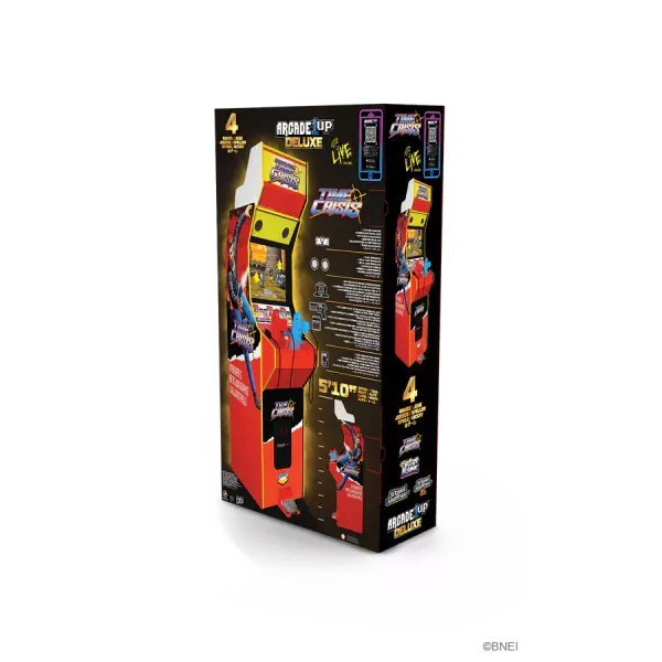 Arcade1Up Time Crisis Deluxe – Borne d'Arcade Officielle 4 Jeux + Livraison Offerte