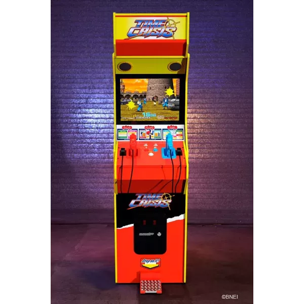 Arcade1Up Time Crisis Deluxe – Borne d'Arcade Officielle 4 Jeux + Livraison Offerte