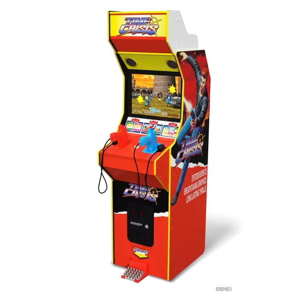Arcade1Up Time Crisis Deluxe – Borne d'Arcade Officielle 4 Jeux + Livraison Offerte