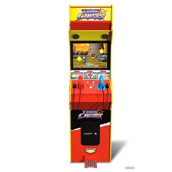 Arcade1Up Time Crisis Deluxe – Borne d'Arcade Officielle 4 Jeux + Livraison Offerte