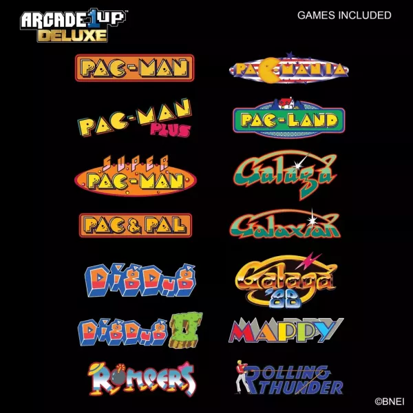 Arcade1Up PAC-MAN Deluxe - Borne d'Arcade Officielle 14 Jeux | Livraison Offerte