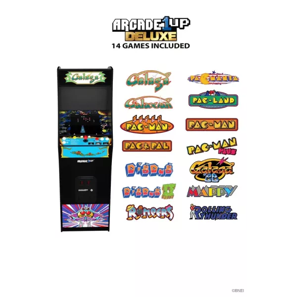 Arcade1Up GALAGA Deluxe – Borne d'Arcade Officielle 14 Jeux + Livraison Offerte
