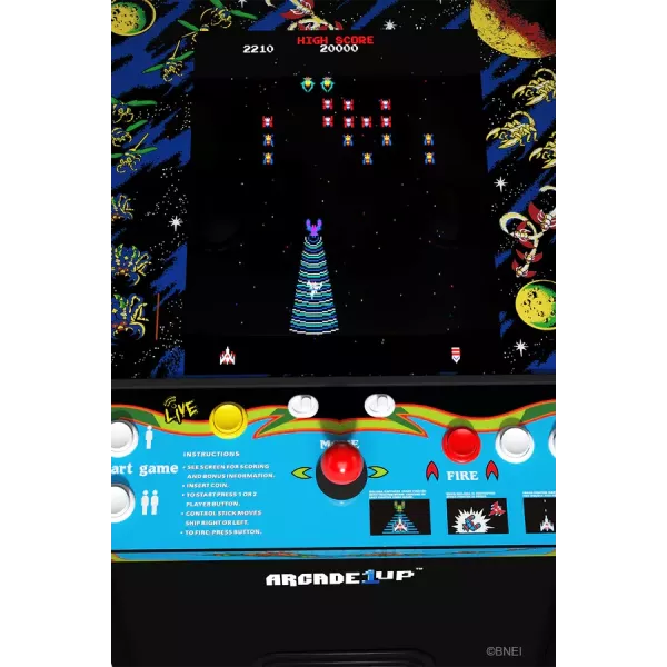 Arcade1Up GALAGA Deluxe – Borne d'Arcade Officielle 14 Jeux + Livraison Offerte