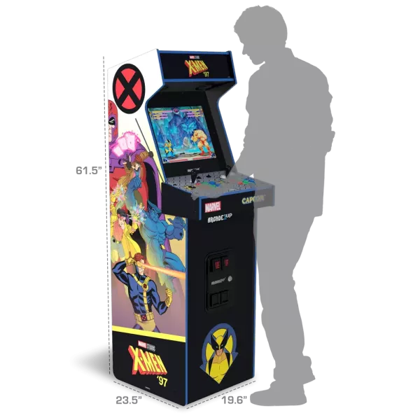 Arcade1Up X-Men '97 Deluxe – Borne d'Arcade Officielle 8 Jeux + Livraison Offerte