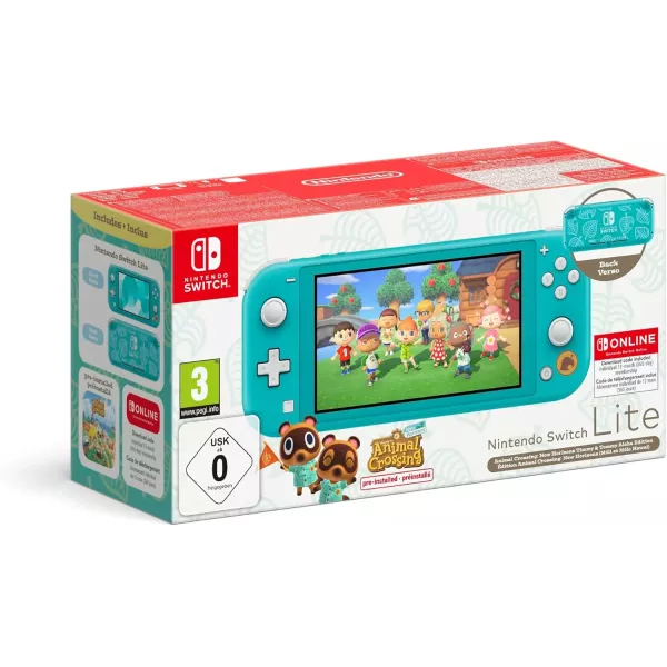 Console Nintendo Switch Lite Edition Animal Crossing : New Horizons (Méli et Mélo Hawaï)